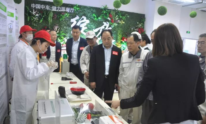 中車(chē)領(lǐng)導了解我公司的食品安全檢測措施