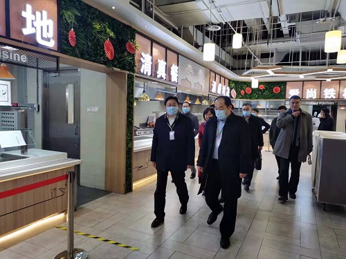 青島市委常委、青島西海岸新區工委書(shū)記、區委書(shū)記孫永紅一行蒞臨聯(lián)想全球總部?健力源餐廳考察指導
